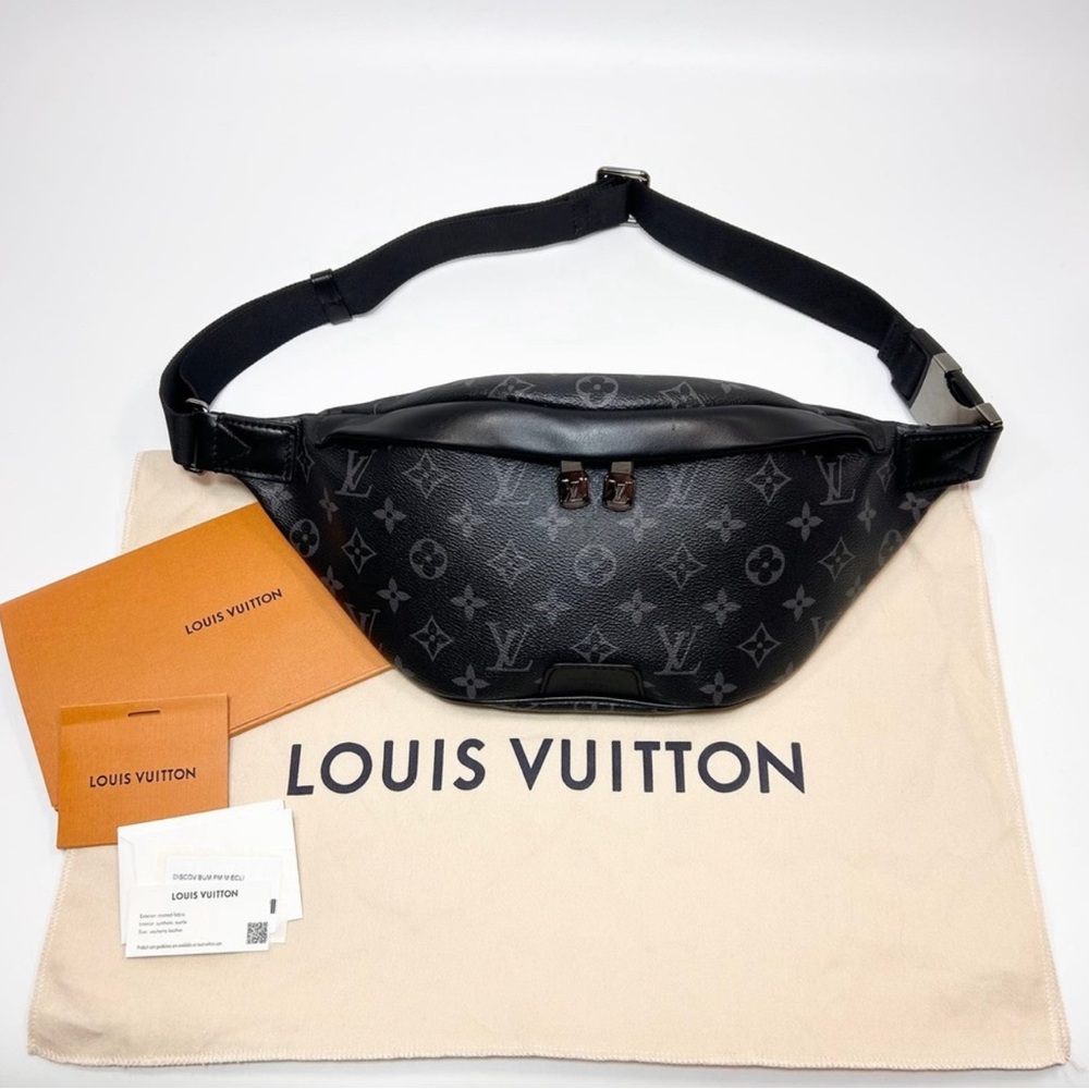 SOLD.  Louis Vuitton Monogram Eclipse Discovery Bag